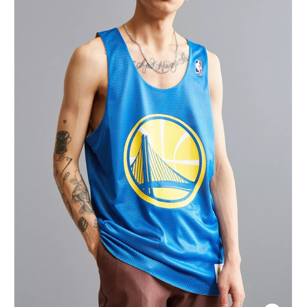 Mitchell & Ness NBA Golden State Warriors Mesh Jersey Size Small